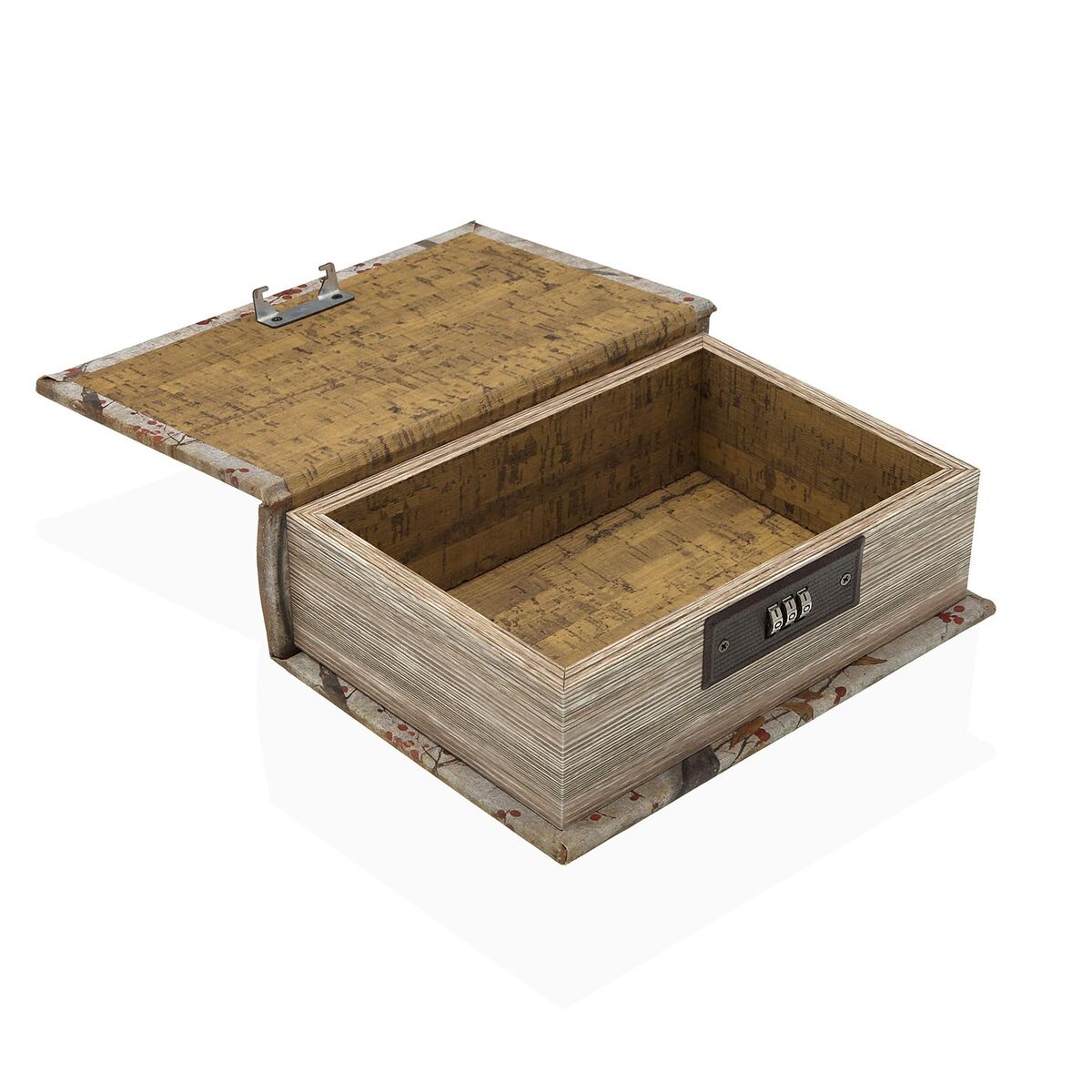 Smyckeskrin Versa Kanvas Trä MDF 7 x 22 x 16 cm Fågel - 2