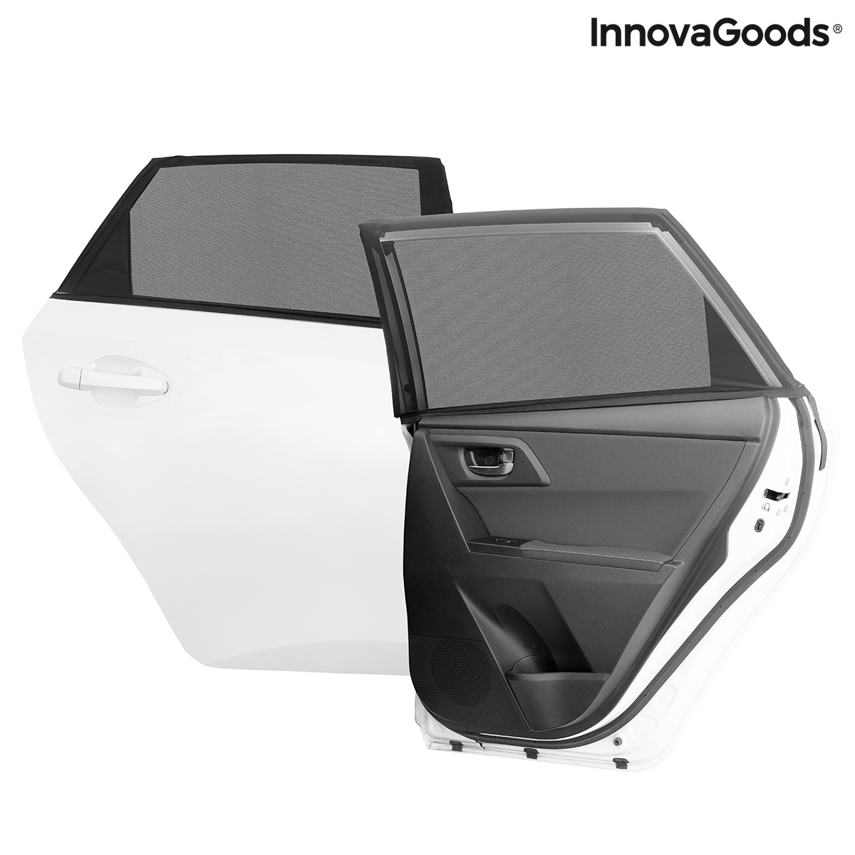 Bil solskydd UVlock InnovaGoods Förpackning med 2 masker - 4