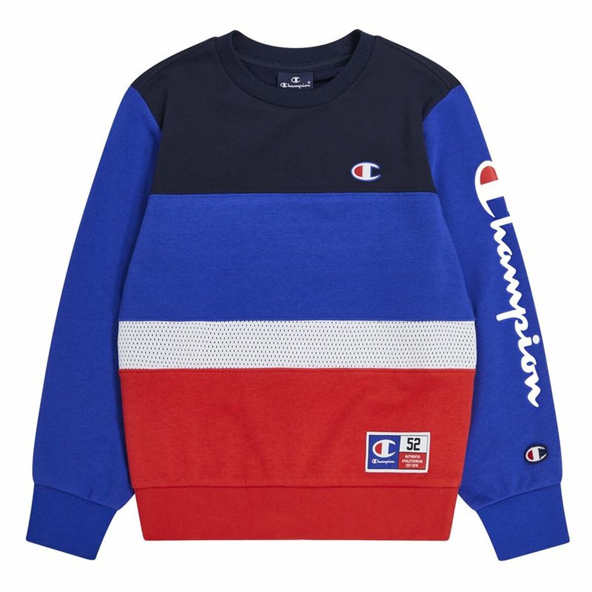Tröja med huva Champion Crewneck Svart