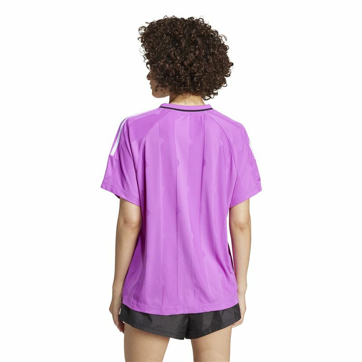 T-shirt med kortärm Herr Adidas Tiro Cut 3 Purpur - 3