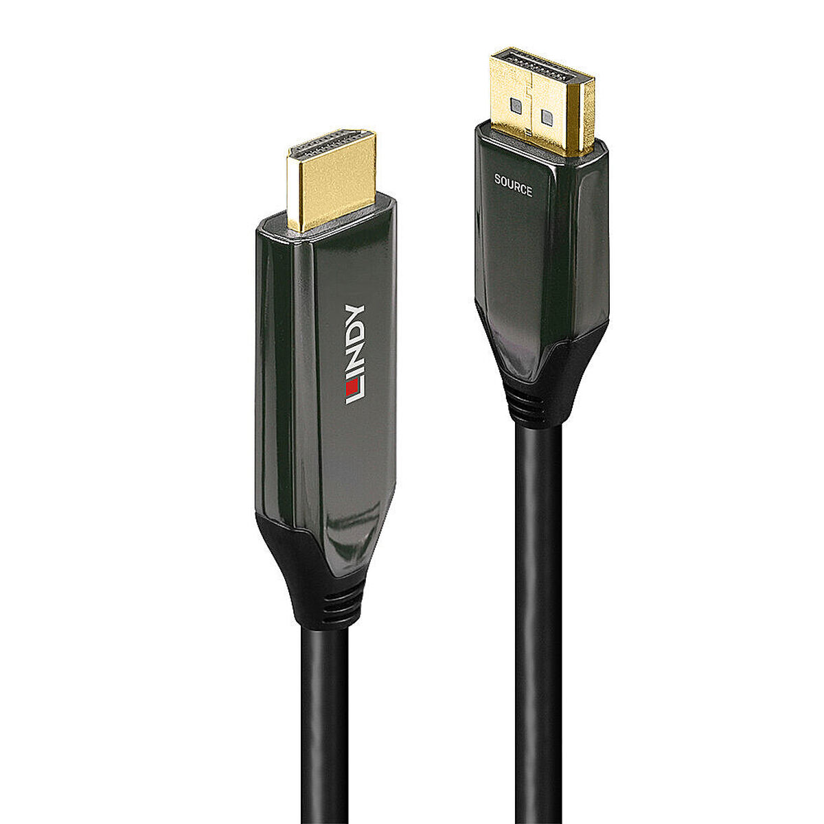 DisplayPort Kabel LINDY 1 m Svart