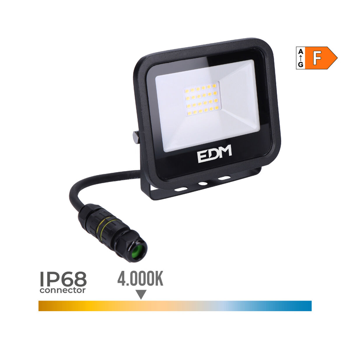 Floodlight/Projektorlampa EDM 70406 Svart F 20 W (4000 K) - 5