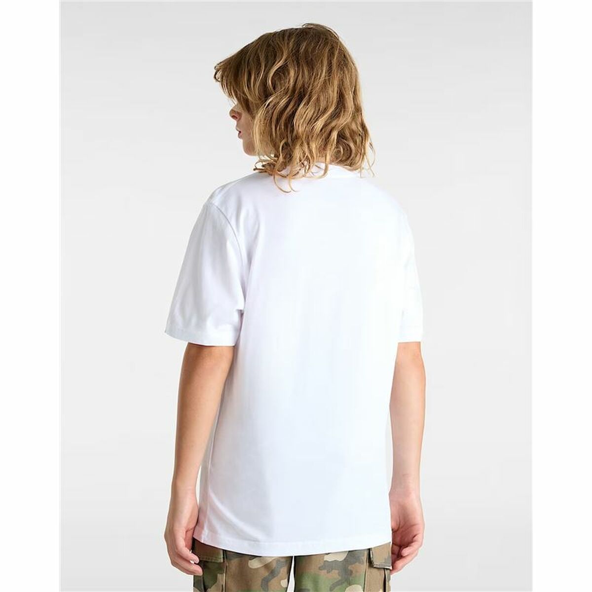 Barn T-shirt med kortärm Vans Inter Vit - 3