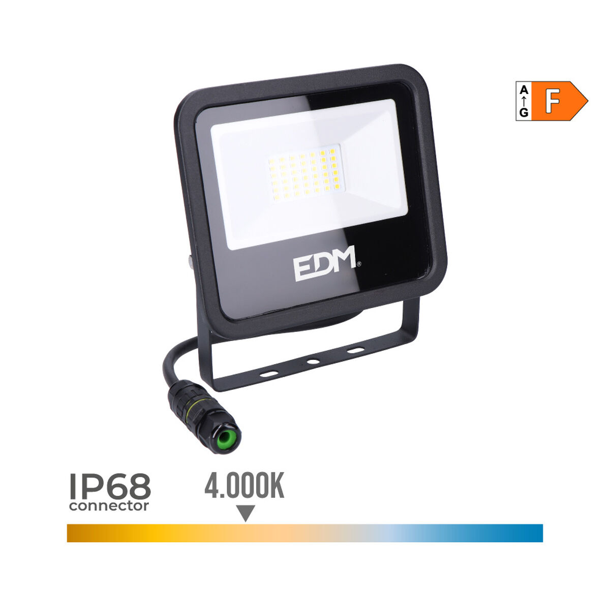 Floodlight/Projektorlampa EDM 70407 Svart F 30 W (4000 K) - 5