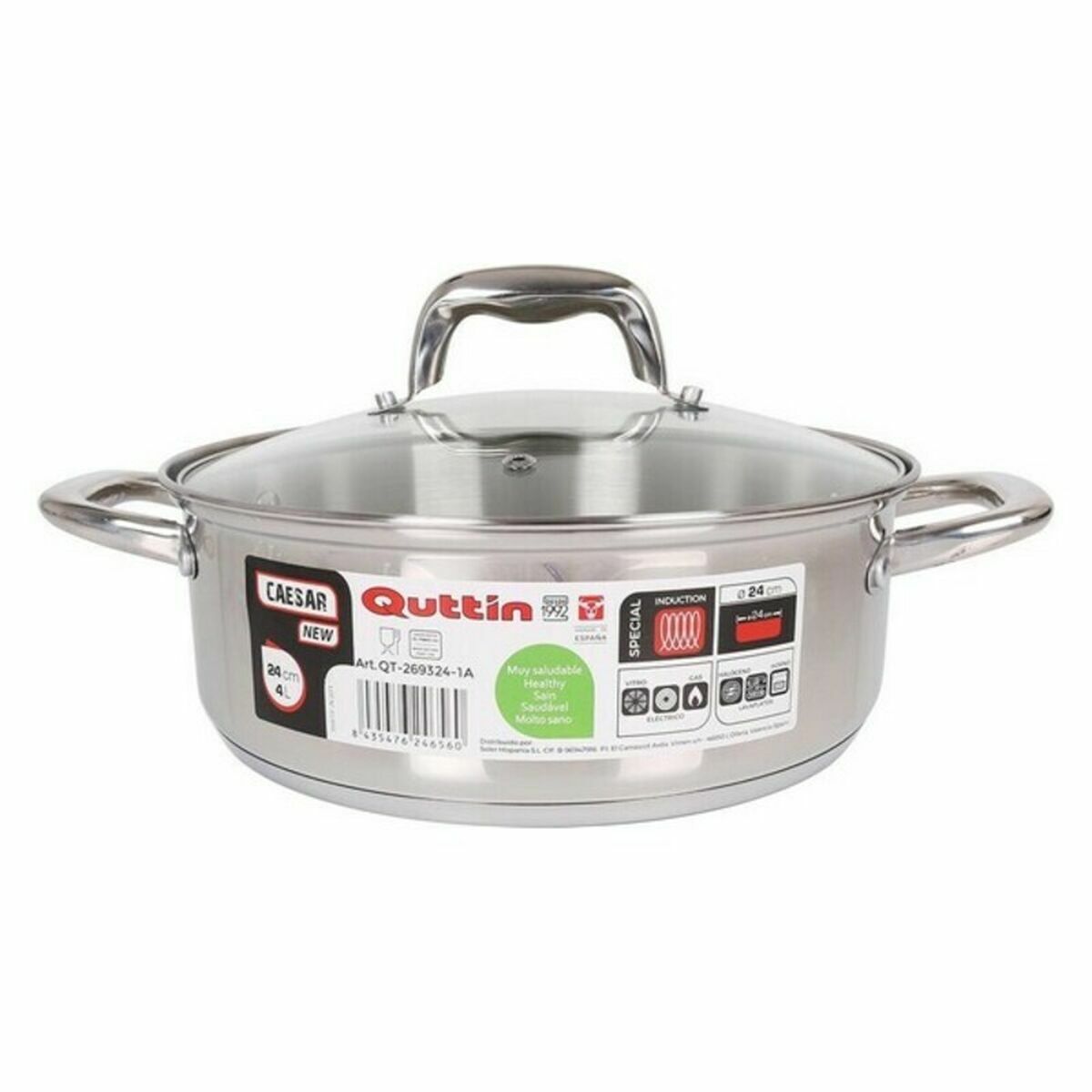 Gryta med lock Quttin 139505 (ø 24 cm) - 4