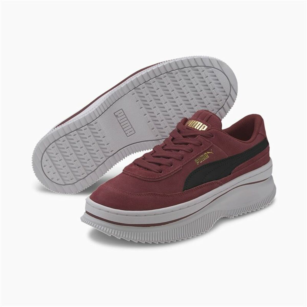 Casual Träningsskor Dam Puma Sportswear Deva Suede Mörkröd - 6