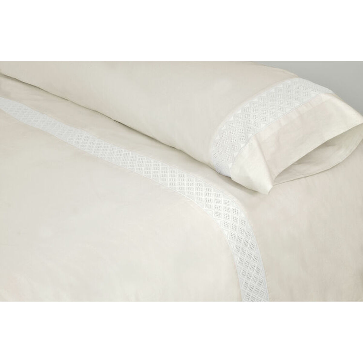 Täckslagsset Pierre Cardin ELISA Beige Säng 150 3 Delar - 2
