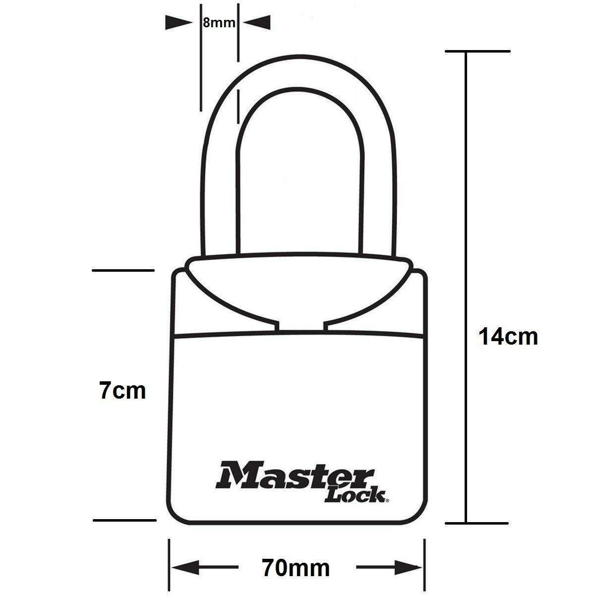 Hänglås med kod Master Lock 5406EURD - 2