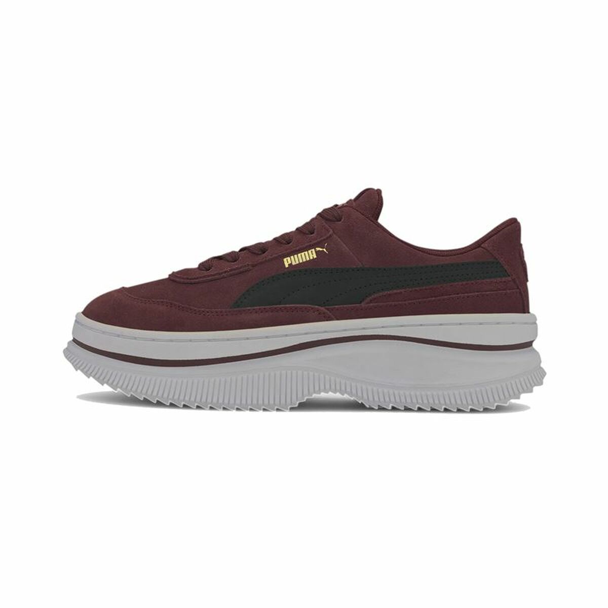 Casual Träningsskor Dam Puma Sportswear Deva Suede Mörkröd