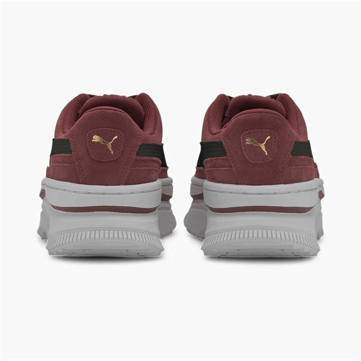 Casual Träningsskor Dam Puma Sportswear Deva Suede Mörkröd - 12
