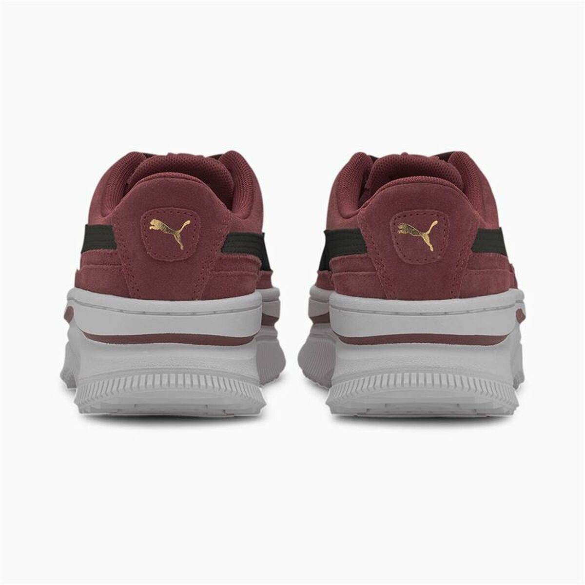 Casual Träningsskor Dam Puma Sportswear Deva Suede Mörkröd - 5