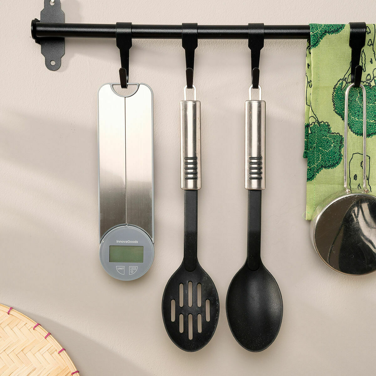 Hopfällbara digitala köksvågar InnovaGoods Grå 5 kg (Renoverade A) - 8