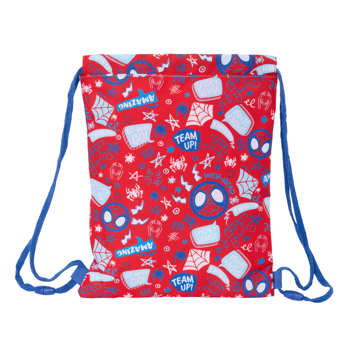 Skopåse med remmar Spider-Man Rescue Blå Röd 26 x 34 x 1 cm - 4