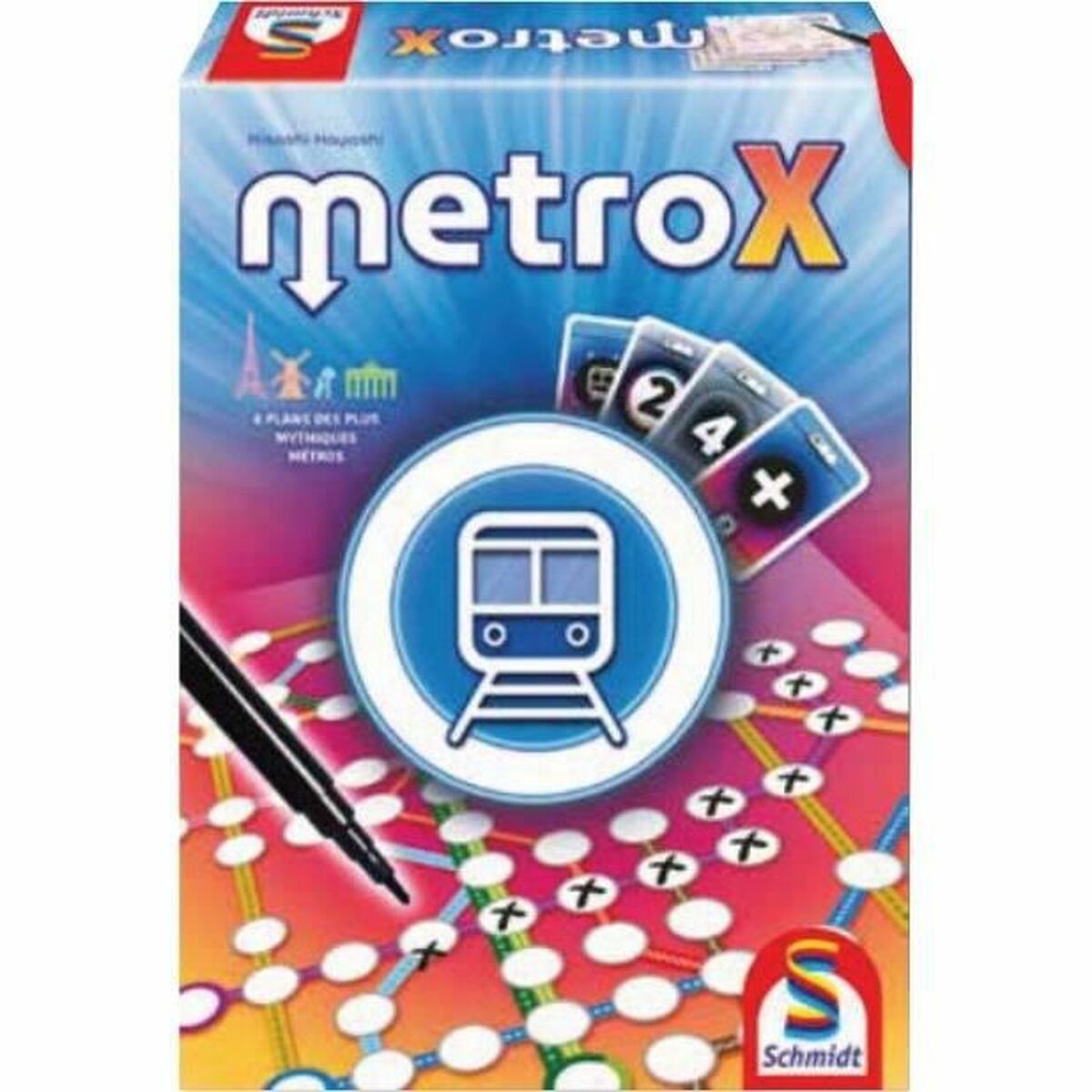 Sällskapsspel Schmidt Spiele Metro X - 4