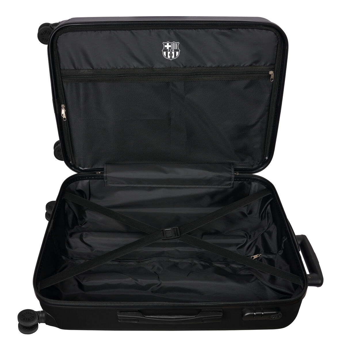 Trolley / Tralle F.C. Barcelona Svart 24'' 40 x 63 x 26 cm - 2