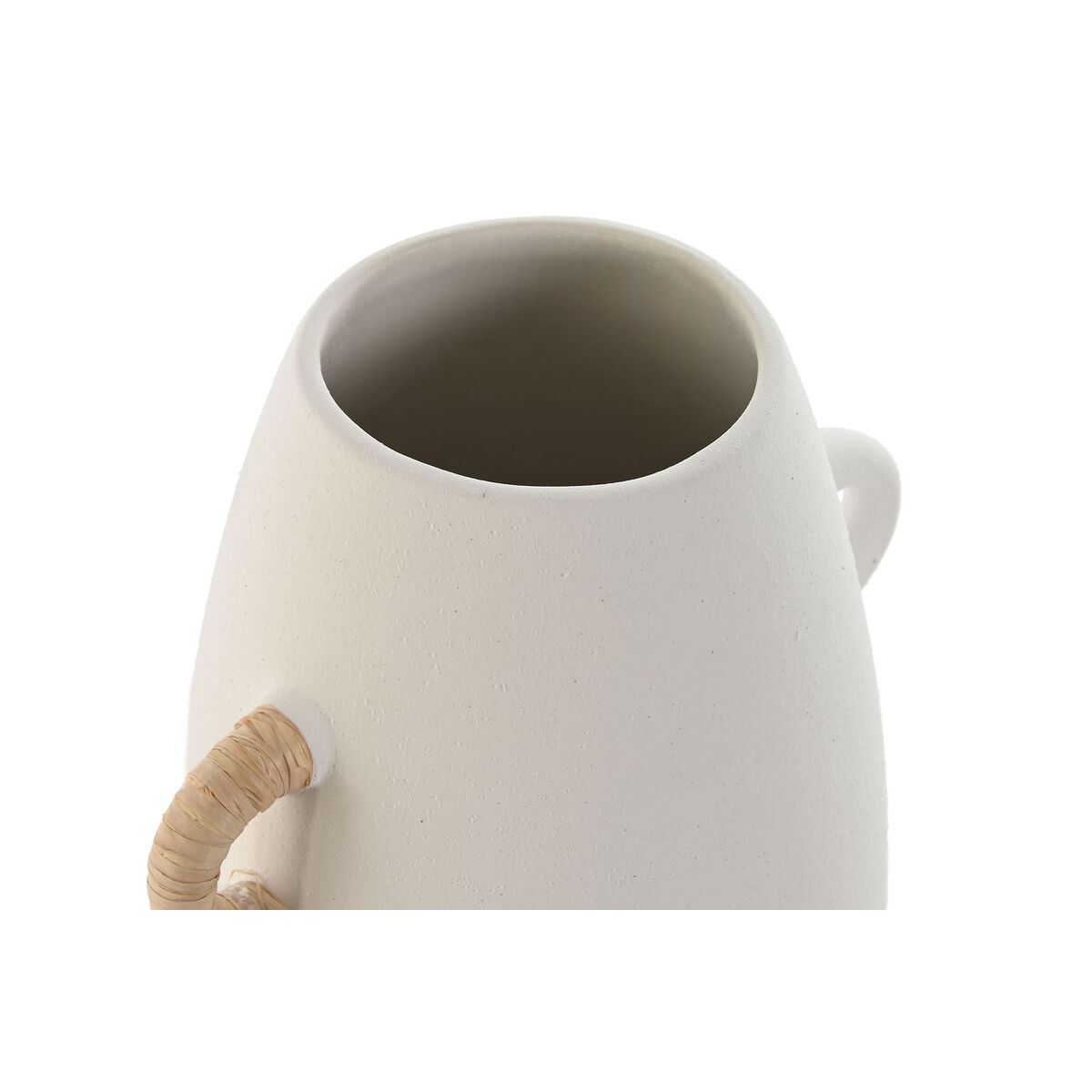 Vas Home ESPRIT Vit Naturell Stengods 17 x 13 x 26 cm - 2