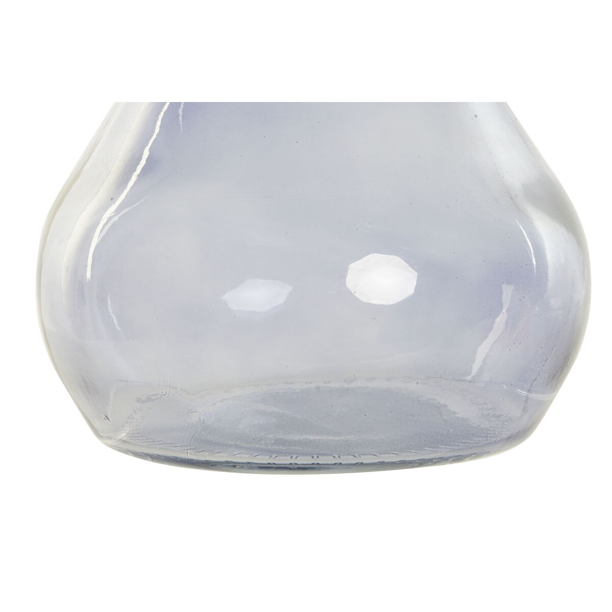 Vas DKD Home Decor Svart Röd Marinblå Härdat glas 17 x 17 x 18 cm (3 antal) - 2