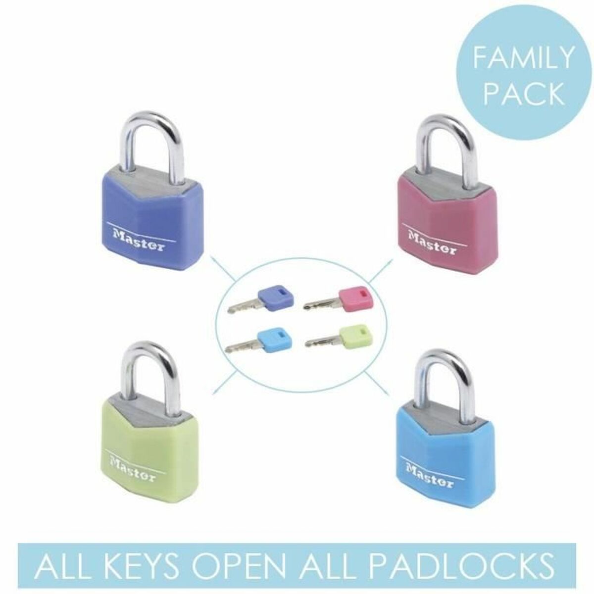 Medtagbart hänglås Master Lock - 4