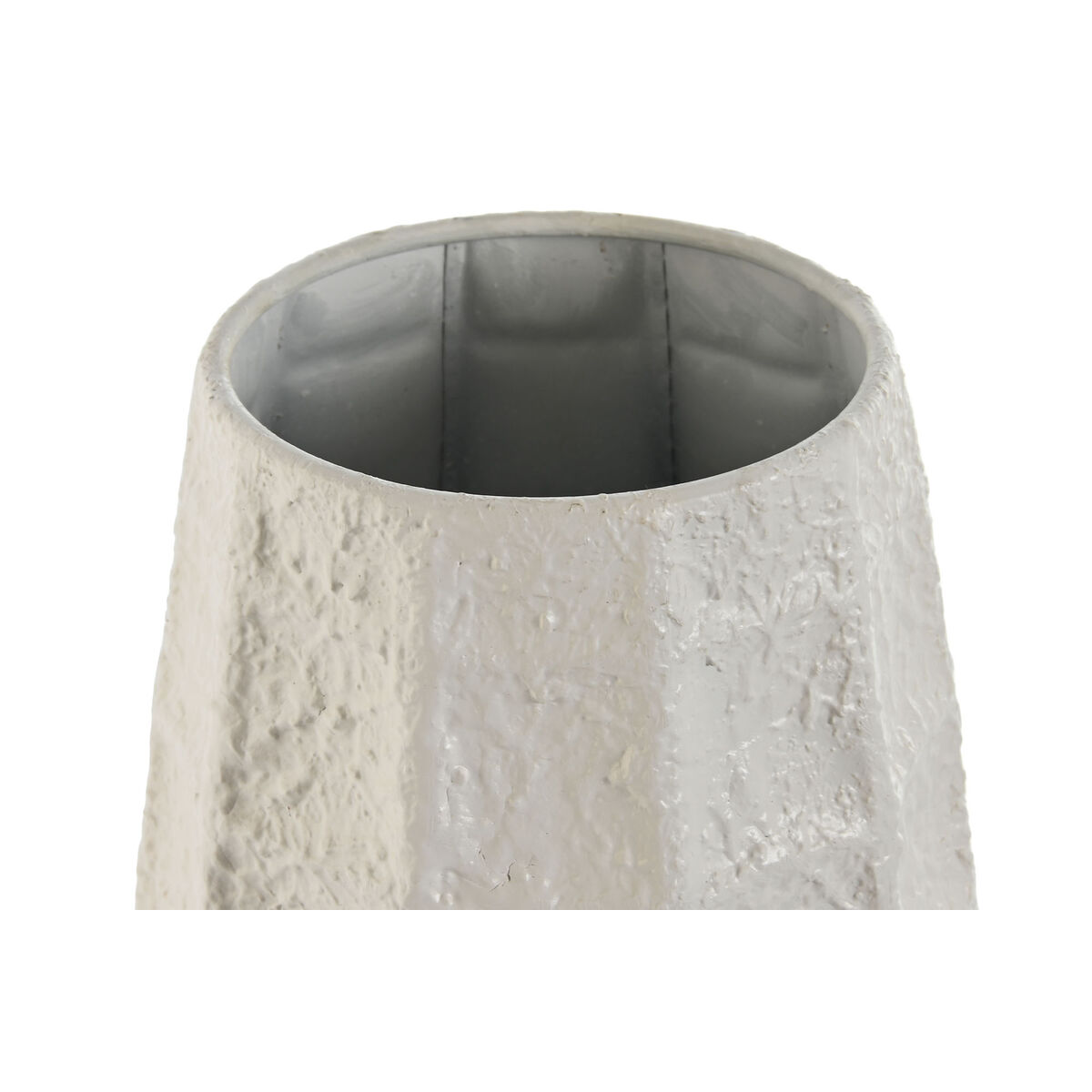 Vas Home ESPRIT Vit Metall 17 X 17 X 42,5 cm - 2