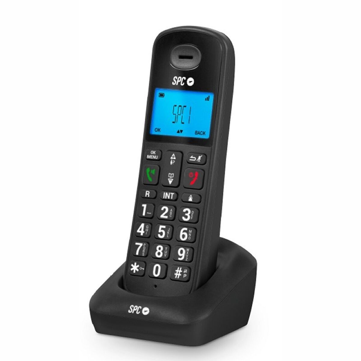 Trådlös Telefon SPC GOSSIP 2 Svart Skärm Laddstation GAP