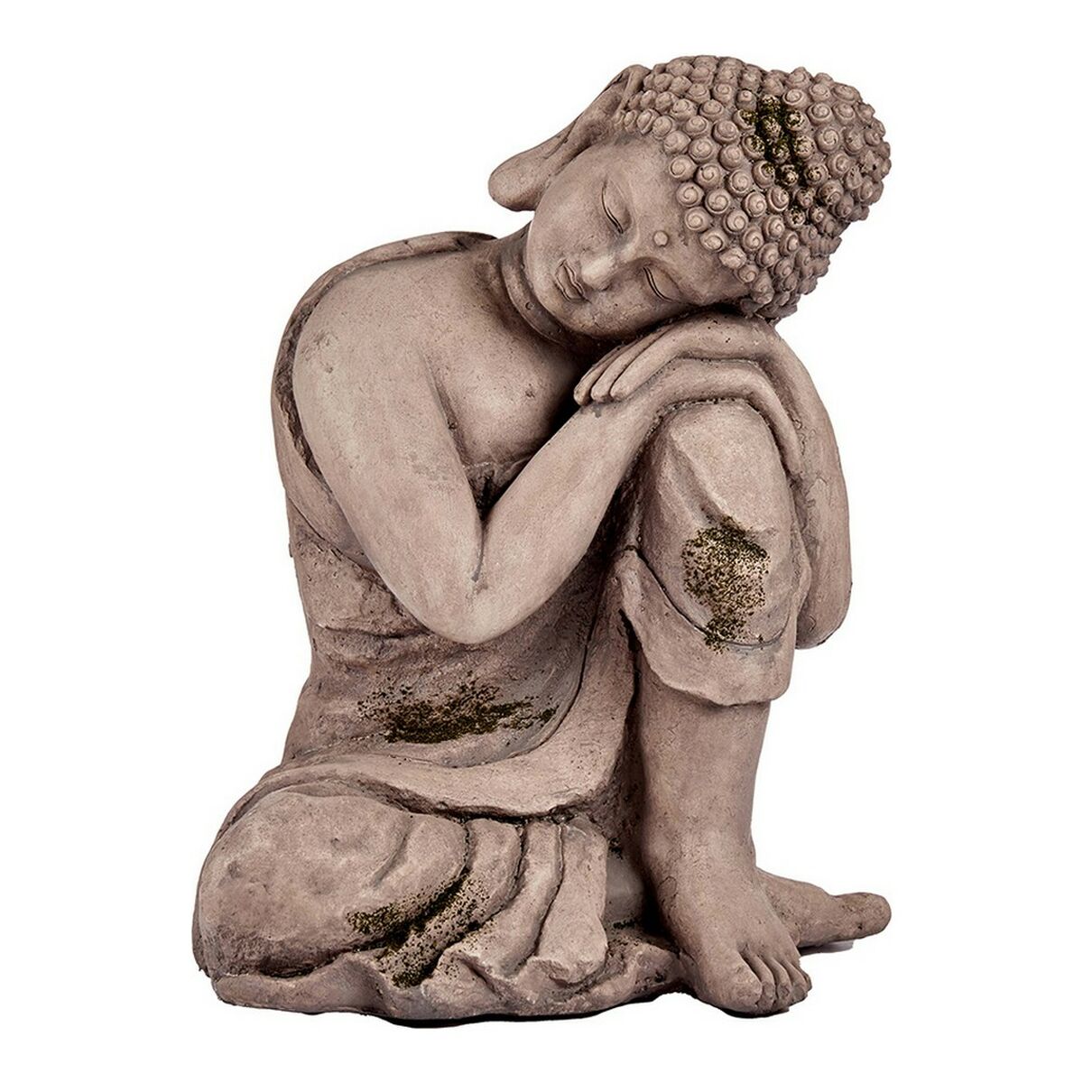 Dekorativ Trädgårdsfigur Ibergarden CC20446 Grå Polyresin 28,5 x 43,5 x 37 cm Buddha - 2