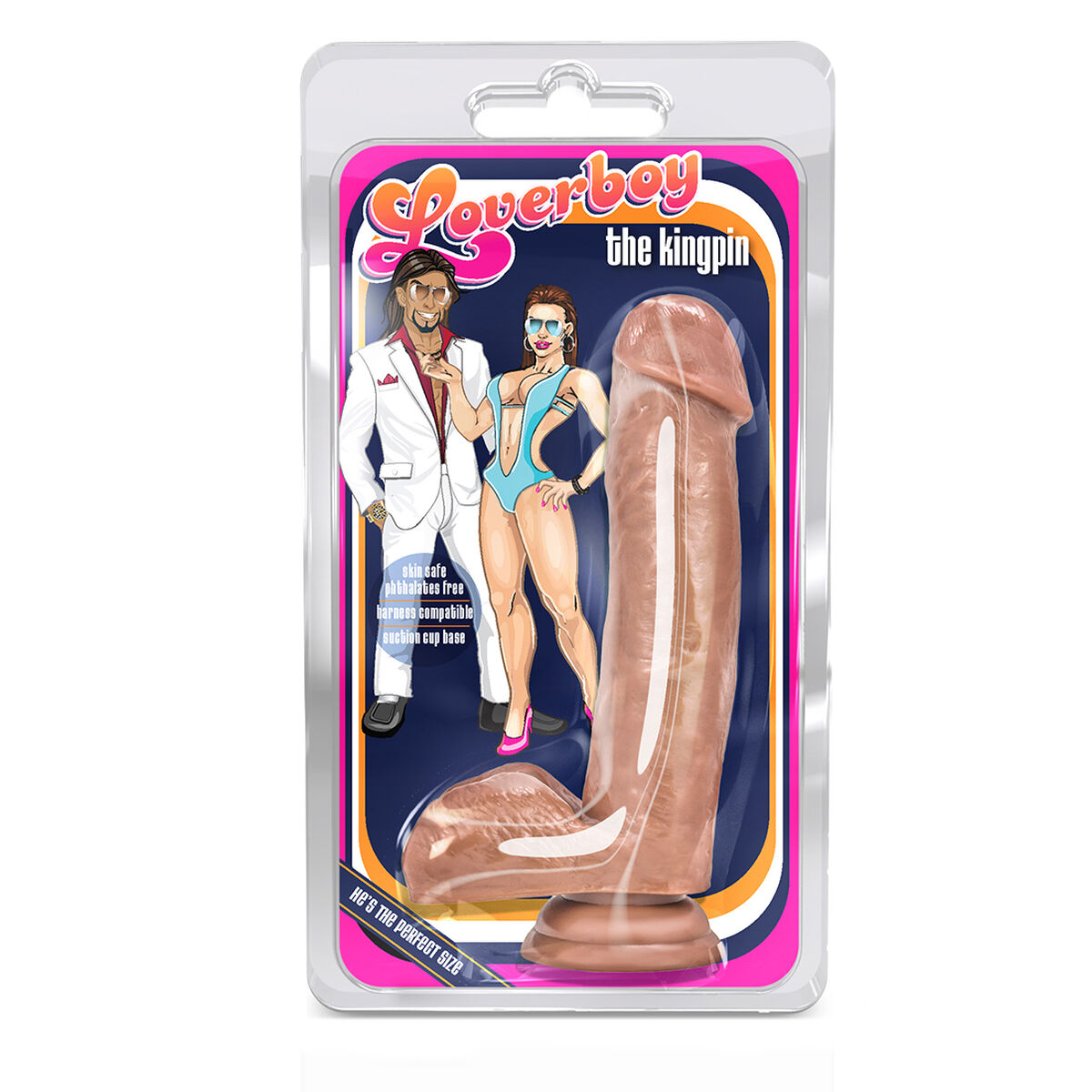 Realistisk dildo Blush Loverboy PVC Ø 3,7 cm (13,9 cm) - 5