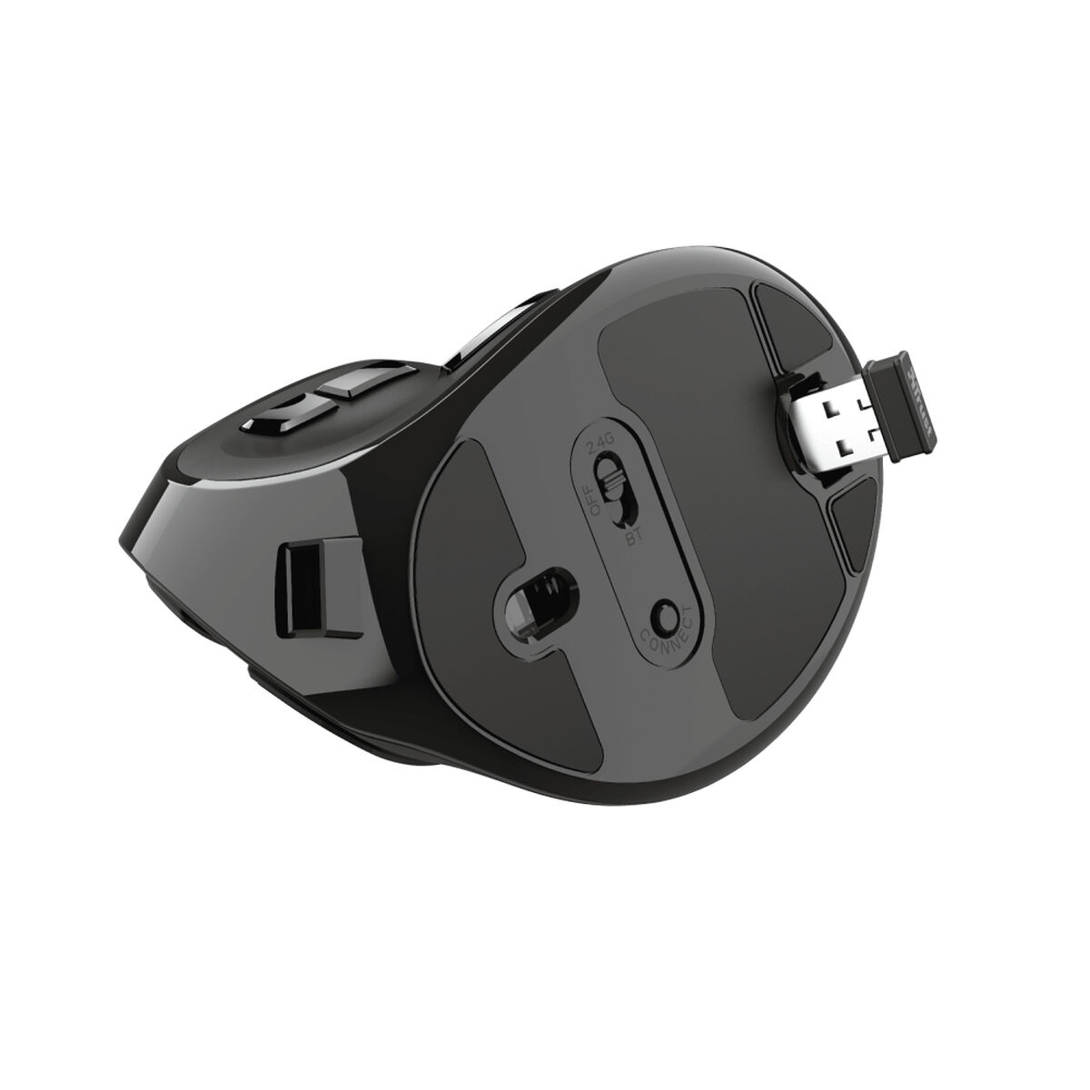 Trådlös Mus Trust Voxx Ergonomiskt Vertikalt Bluetooth Laddningsbar Svart 2400 dpi - 8