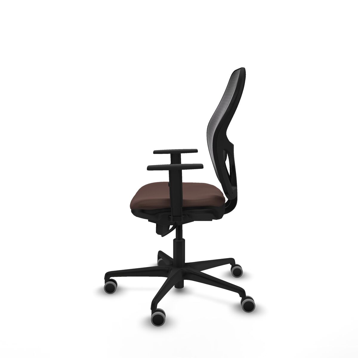 Kontorsstol Piqueras y Crespo 1D036G0 Svart Mörkbrun - 3