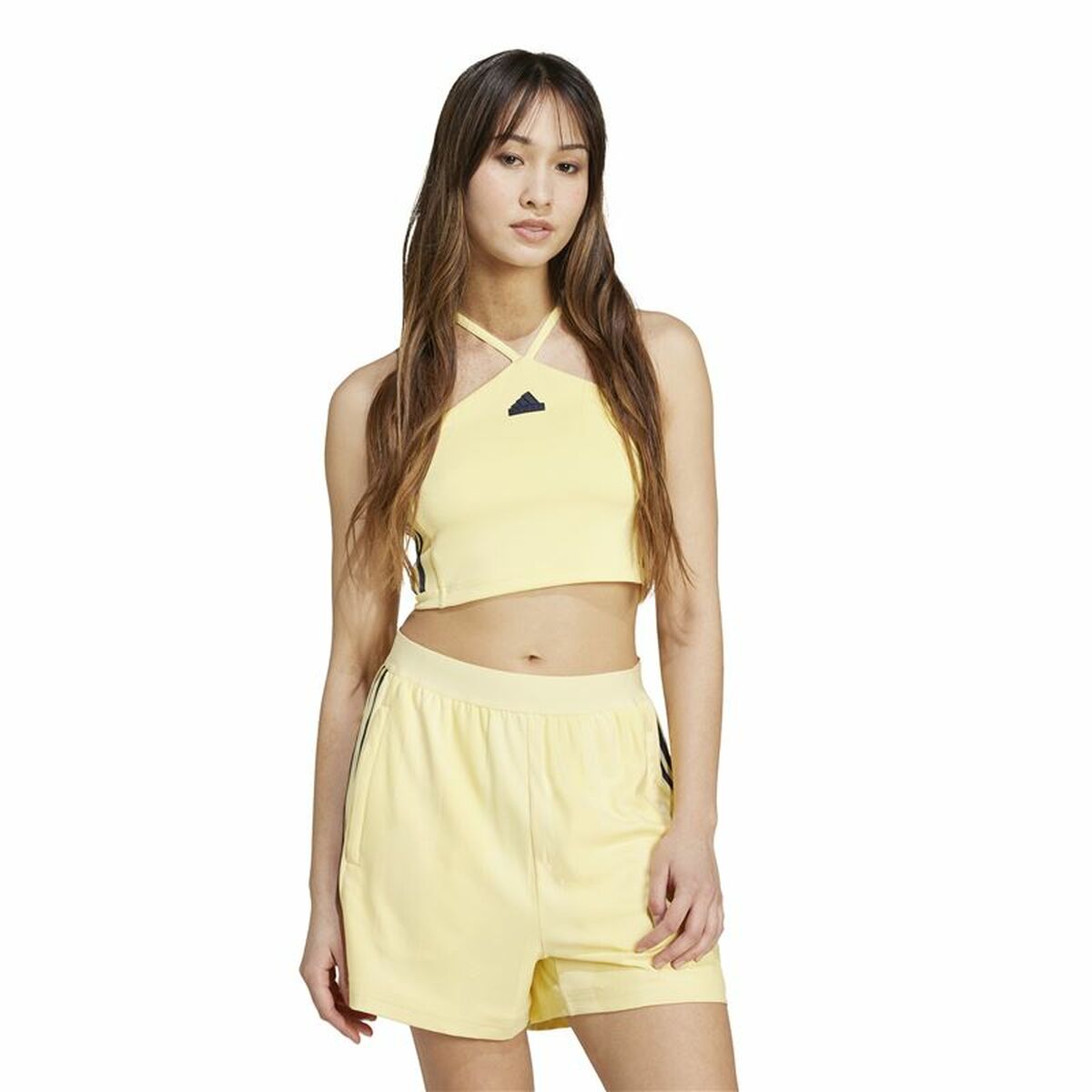 Tanktop, Dam Adidas Tiro Cut Gul - 2