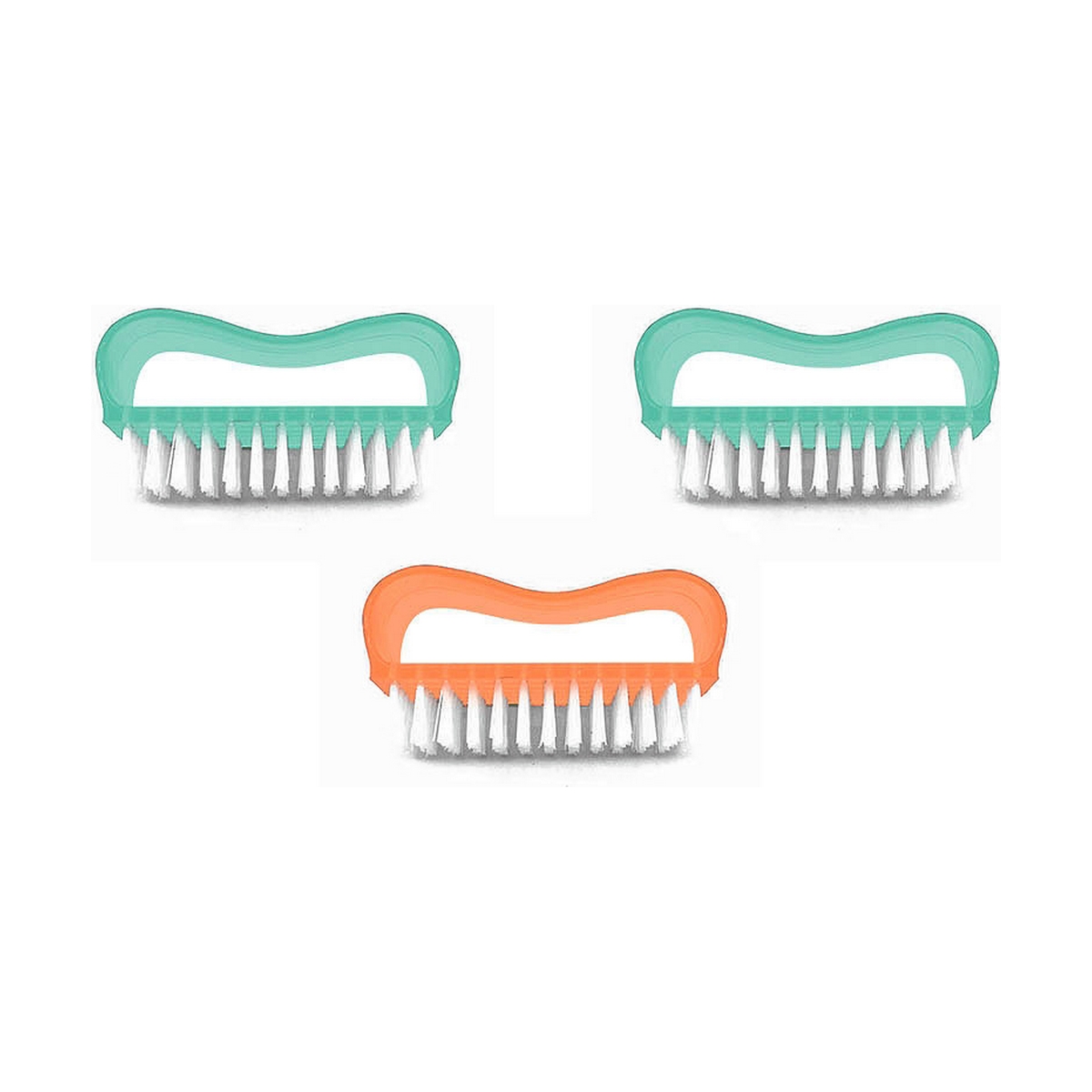 Borstsats Plast 8 cm (3 Delar) (3 antal)