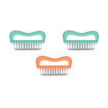 Borstsats Plast 8 cm (3 Delar) (3 antal)