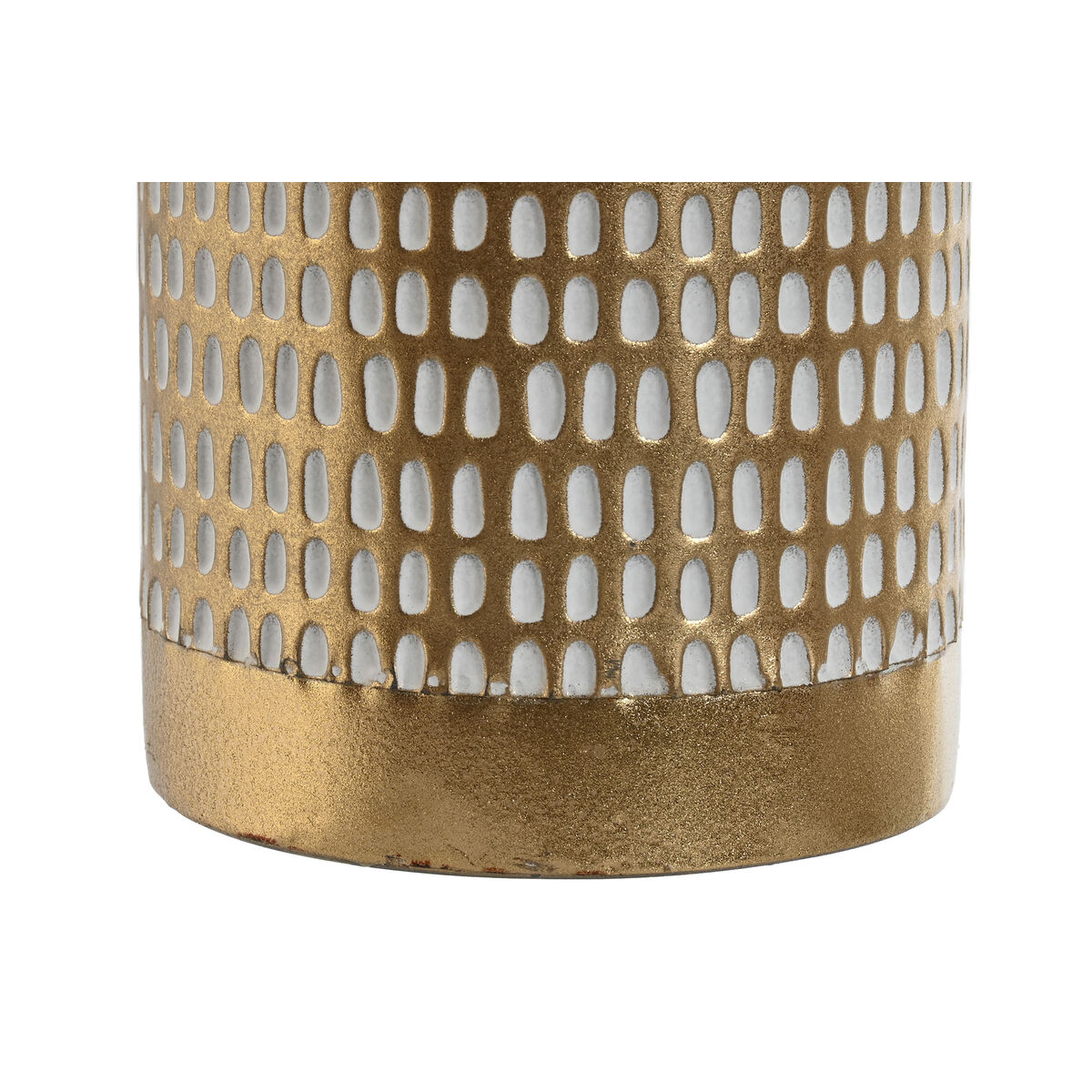 Vas Home ESPRIT Vit Gyllene Metall Modern 14,5 x 14,5 x 55,5 cm - 3