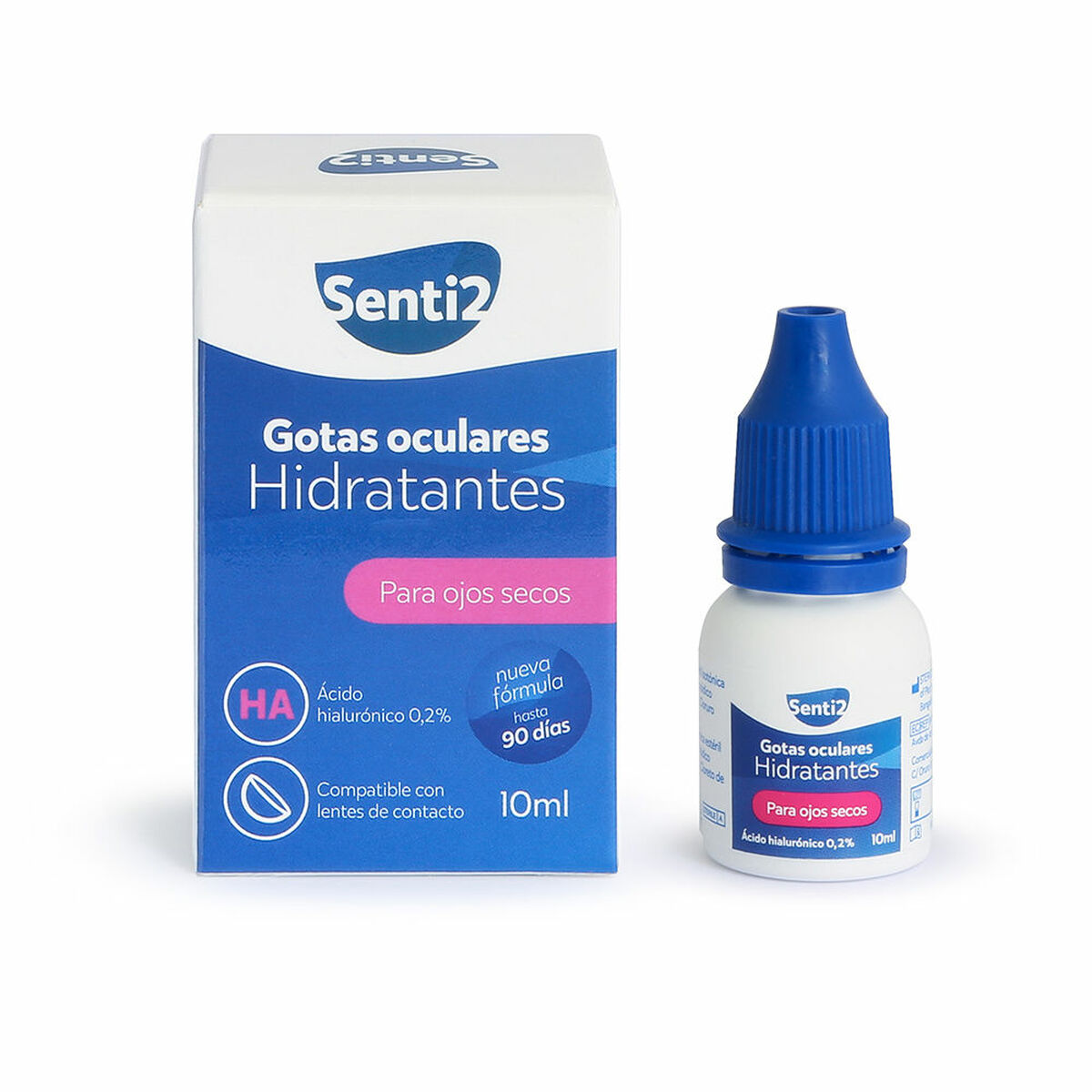 Salt Lösning Senti2 Gotas Oculares Ha 10 ml Droppar Fuktgivande