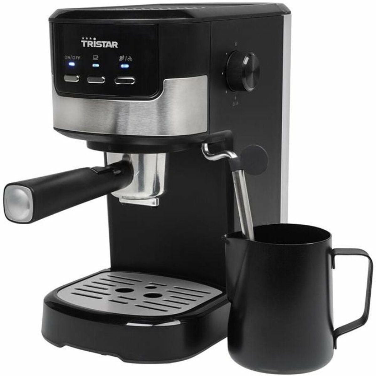 Manuell Espressobryggare Tristar CM-2278 Svart Silver 1,25 L 20 bar