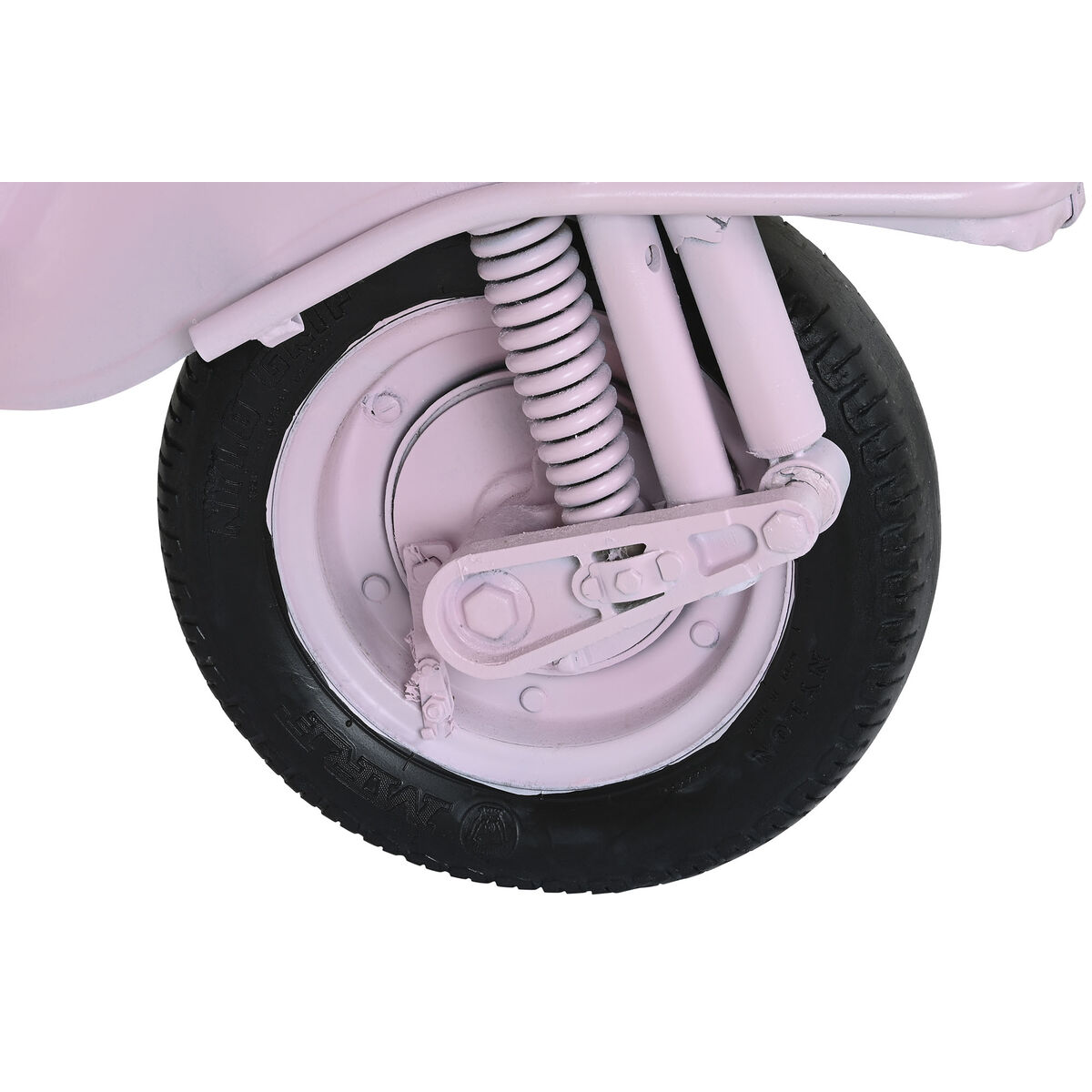 Byrå DKD Home Decor 100 x 68 x 105 cm Metall Motorcykel Ljusrosa Mangoträ - 3