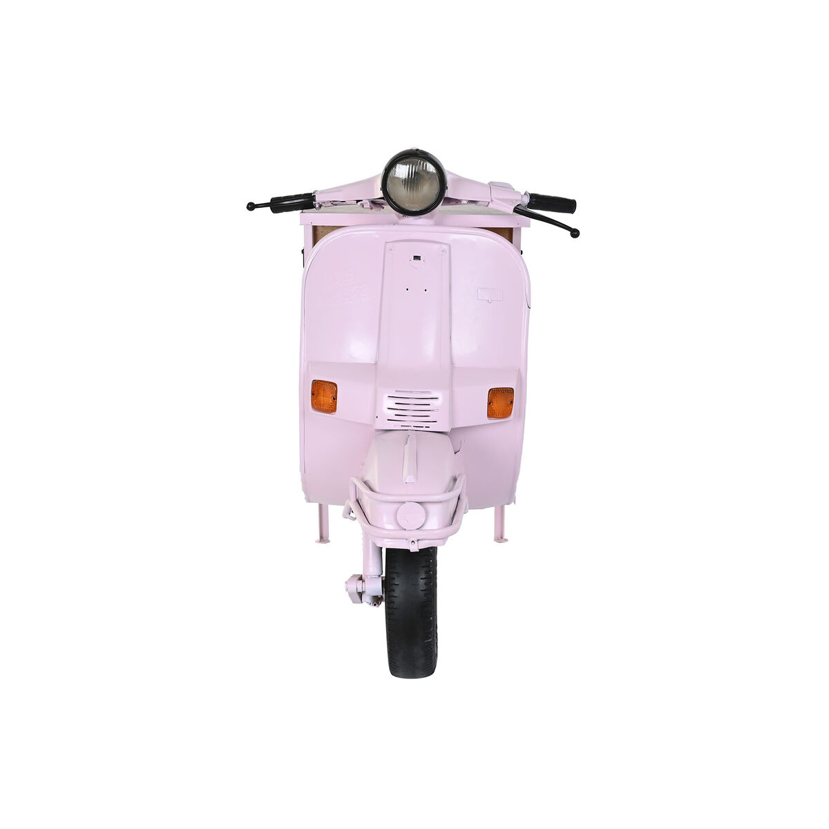 Byrå DKD Home Decor 100 x 68 x 105 cm Metall Motorcykel Ljusrosa Mangoträ - 6