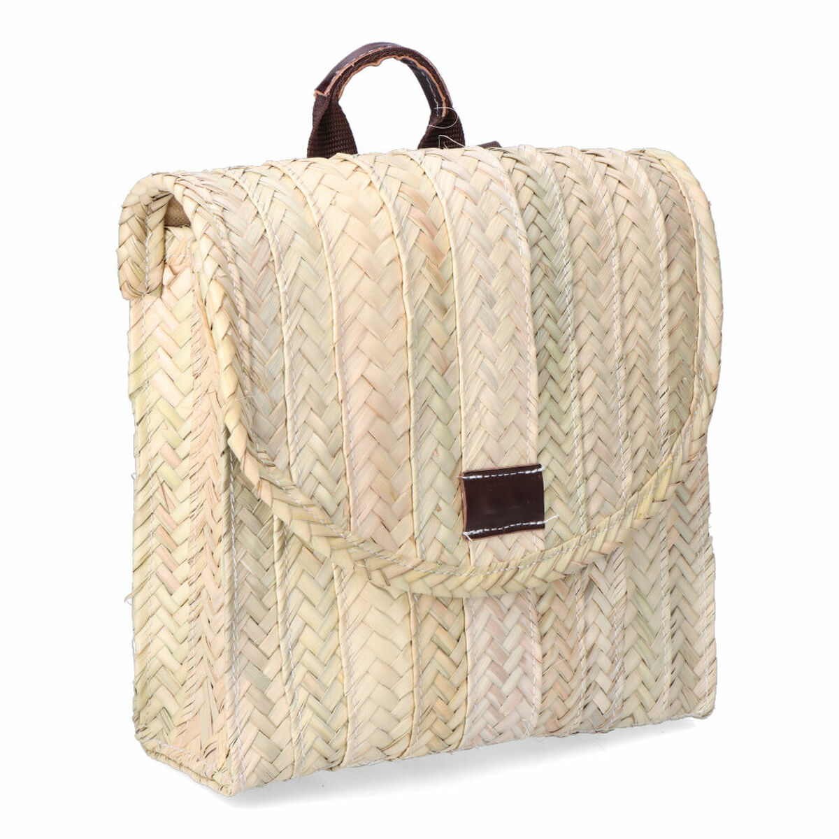Ryggsäck EDM Viena 26,5 x 26,5 cm Palmblad Med handtag - 4