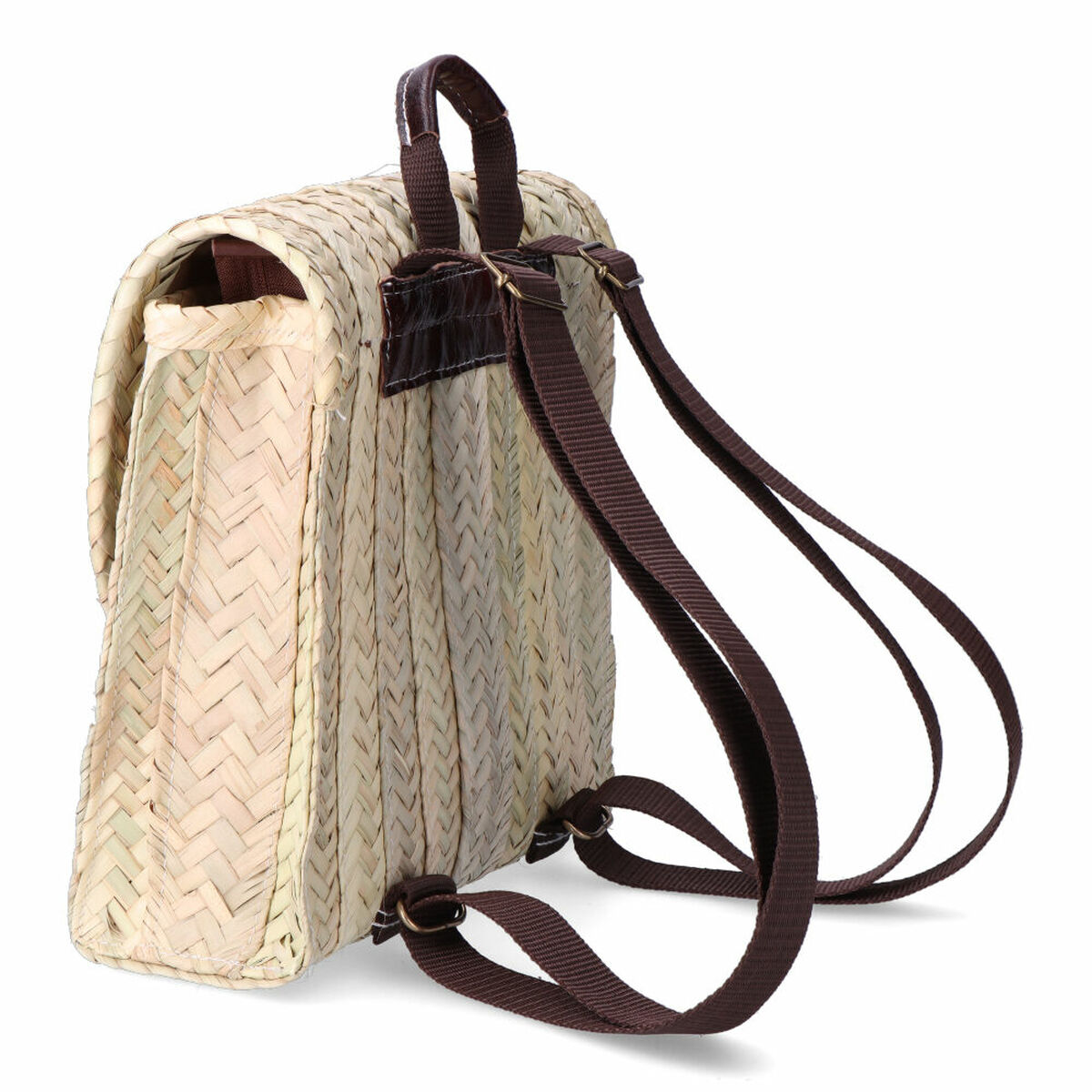 Ryggsäck EDM Viena 26,5 x 26,5 cm Palmblad Med handtag - 5