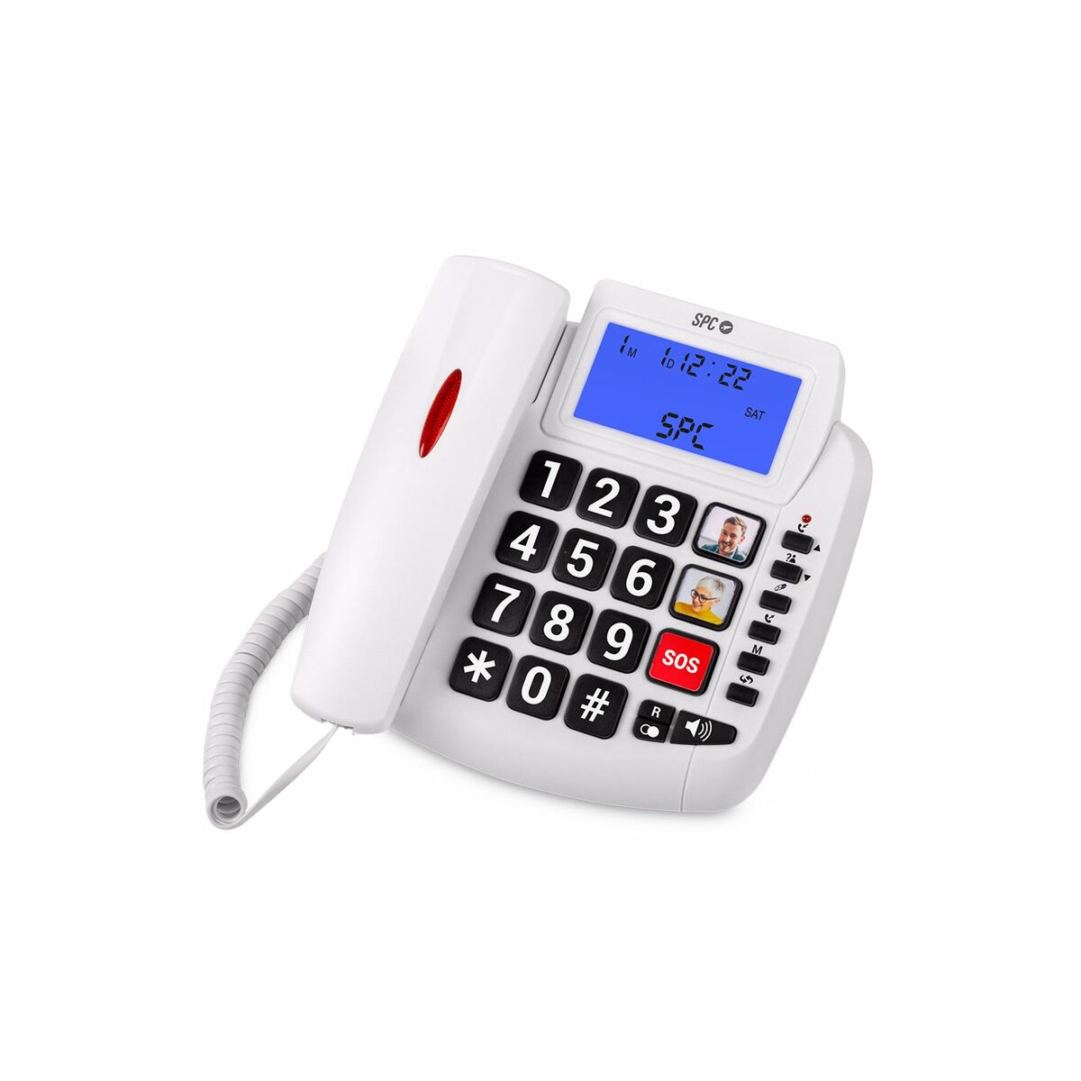 Markkabeltelefon SPC 3296B Vit