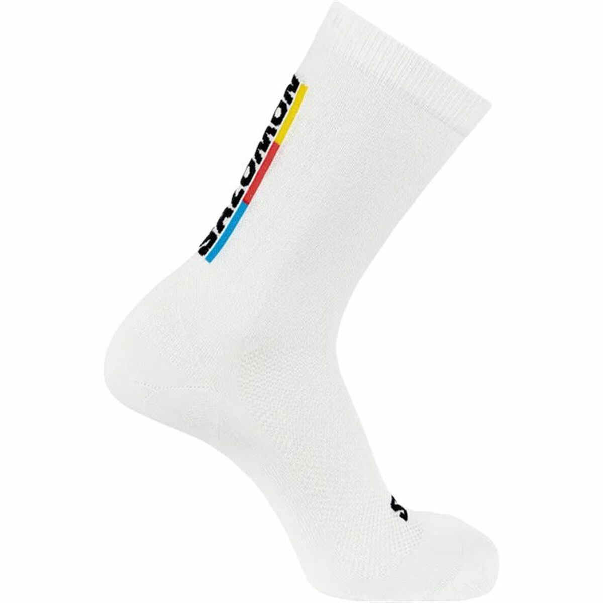 Sportstrumpor Salomon Pulse Race Flag Crew Vit