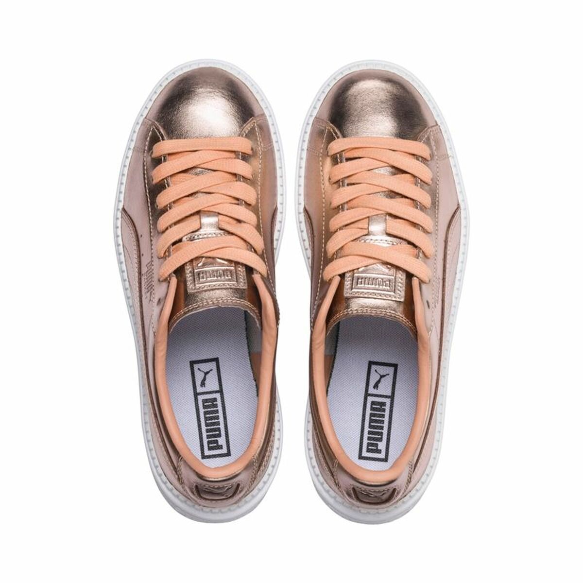 Casual Träningsskor Dam Puma Basket Platform Trace Luxe - 4