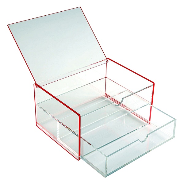 Ask med fack polypropen (13 x 9,2 x 17,1 cm) - 8