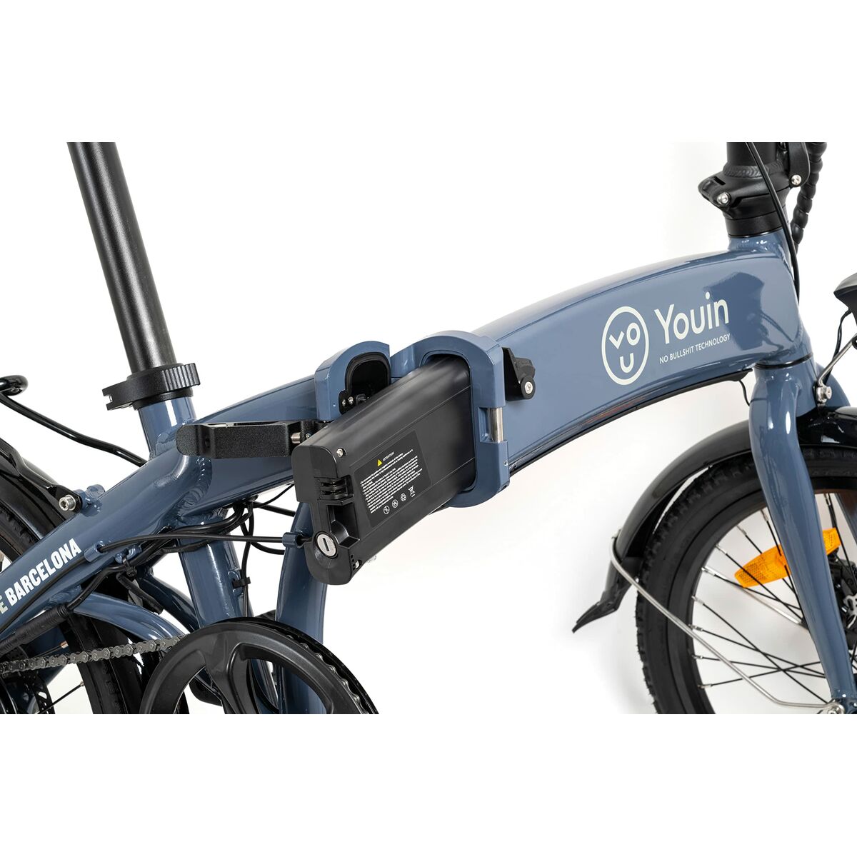 Elcykel Youin You-Ride Barcelona Blå 9600 mAh 20" 250 W - 5