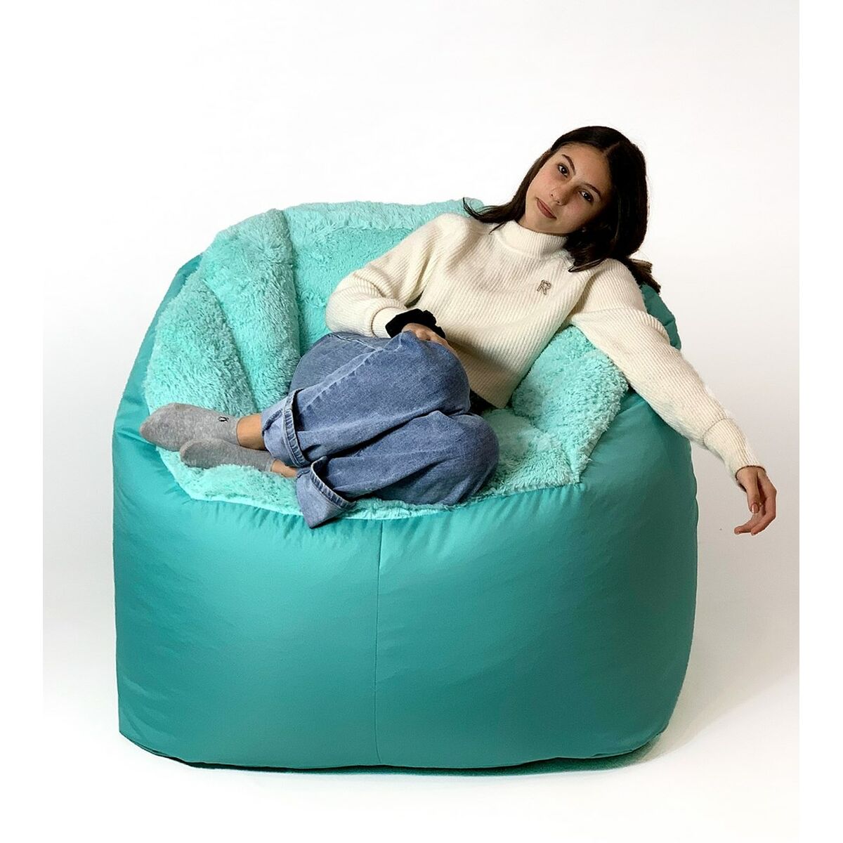 Puff GO GIFT Mint Oxford tejido antidesgarros - 4