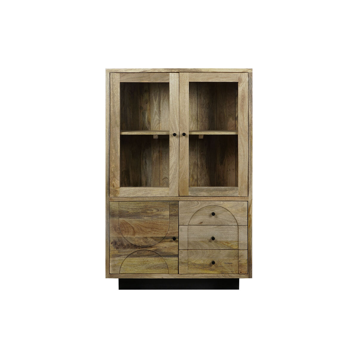 Visningsställ DKD Home Decor Glas Mangoträ 90 x 40 x 190 cm - 8