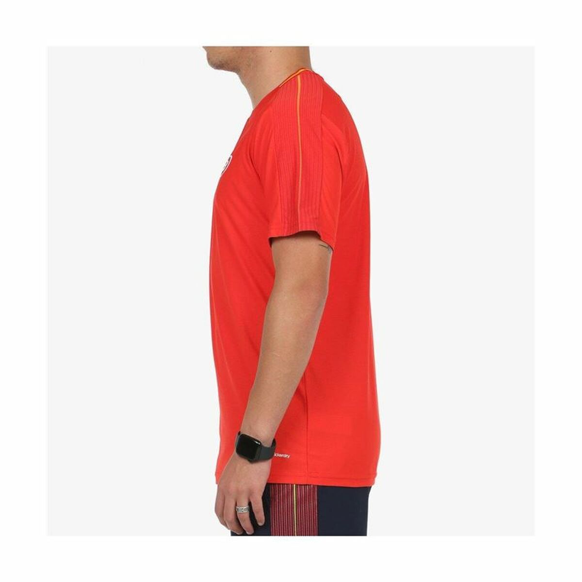 T-shirt med kortärm Herr Bullpadel Exudo  Röd - 4