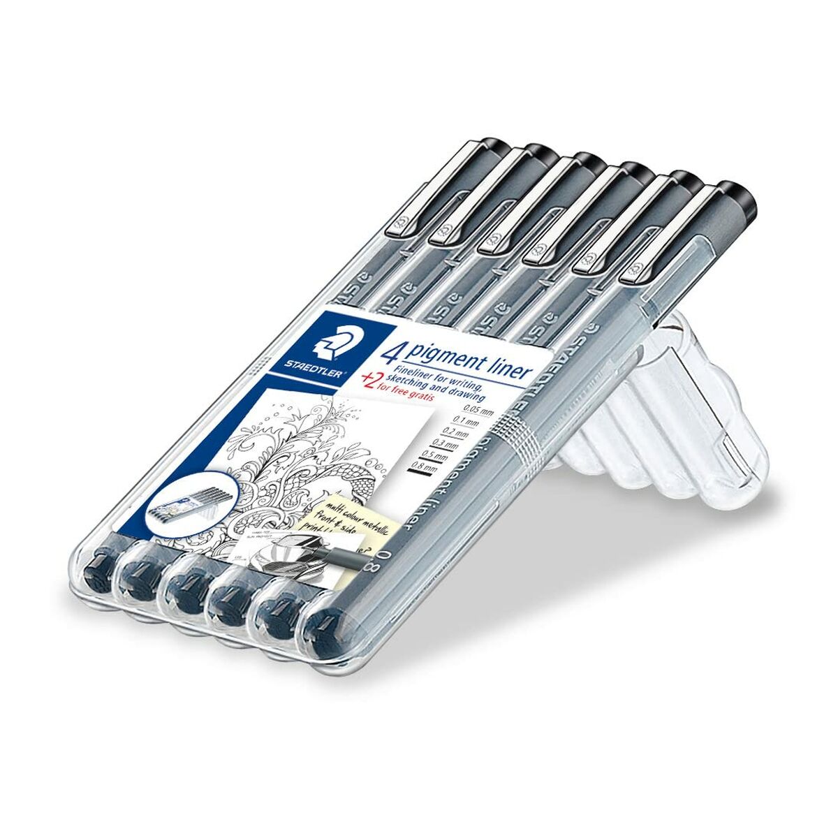 Tuschpennor Staedtler Pigment Liner 308 Multicolour - 2