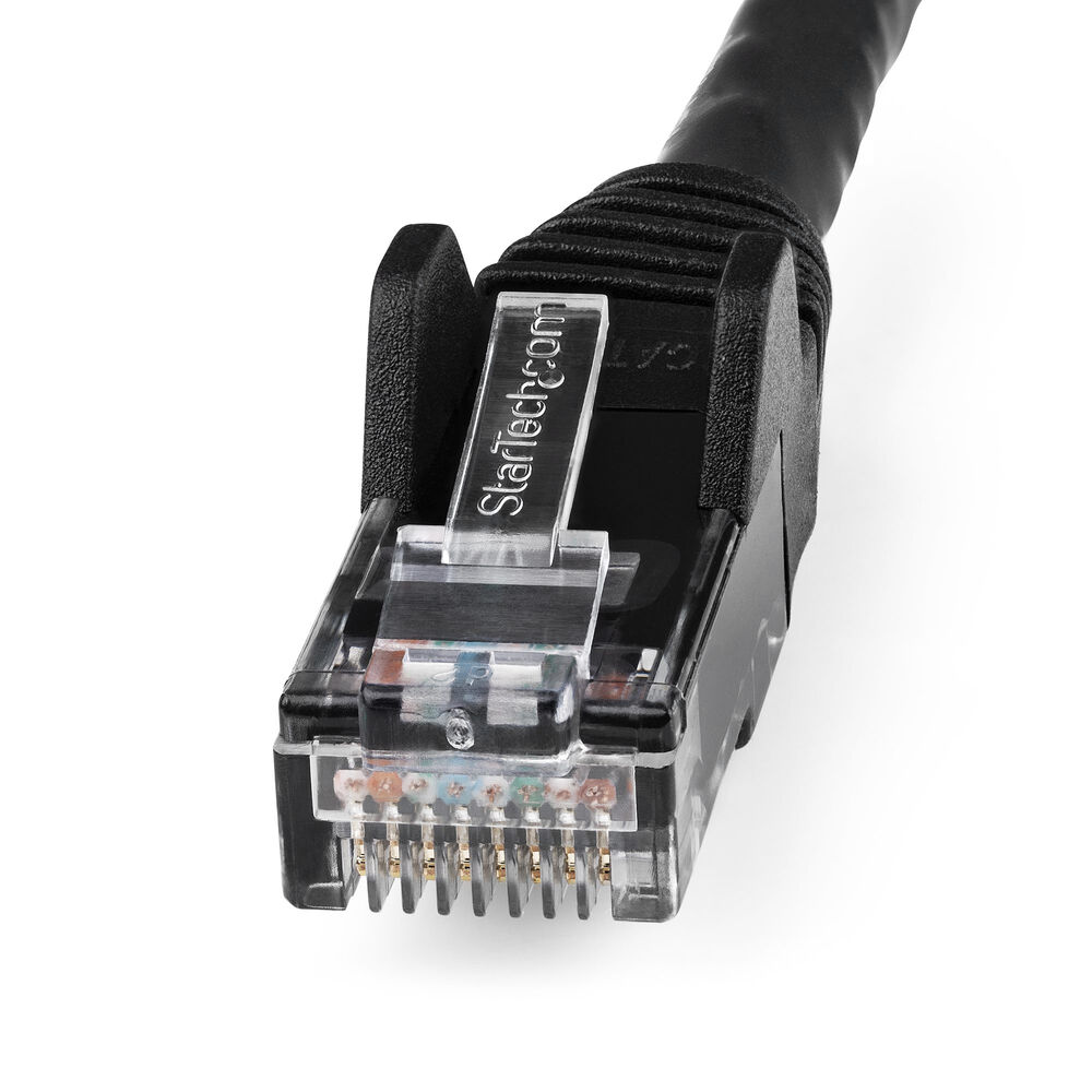 Nätkabel UTP Styv Kategori 6 Startech N6LPATCH1MBK 1 m - 2