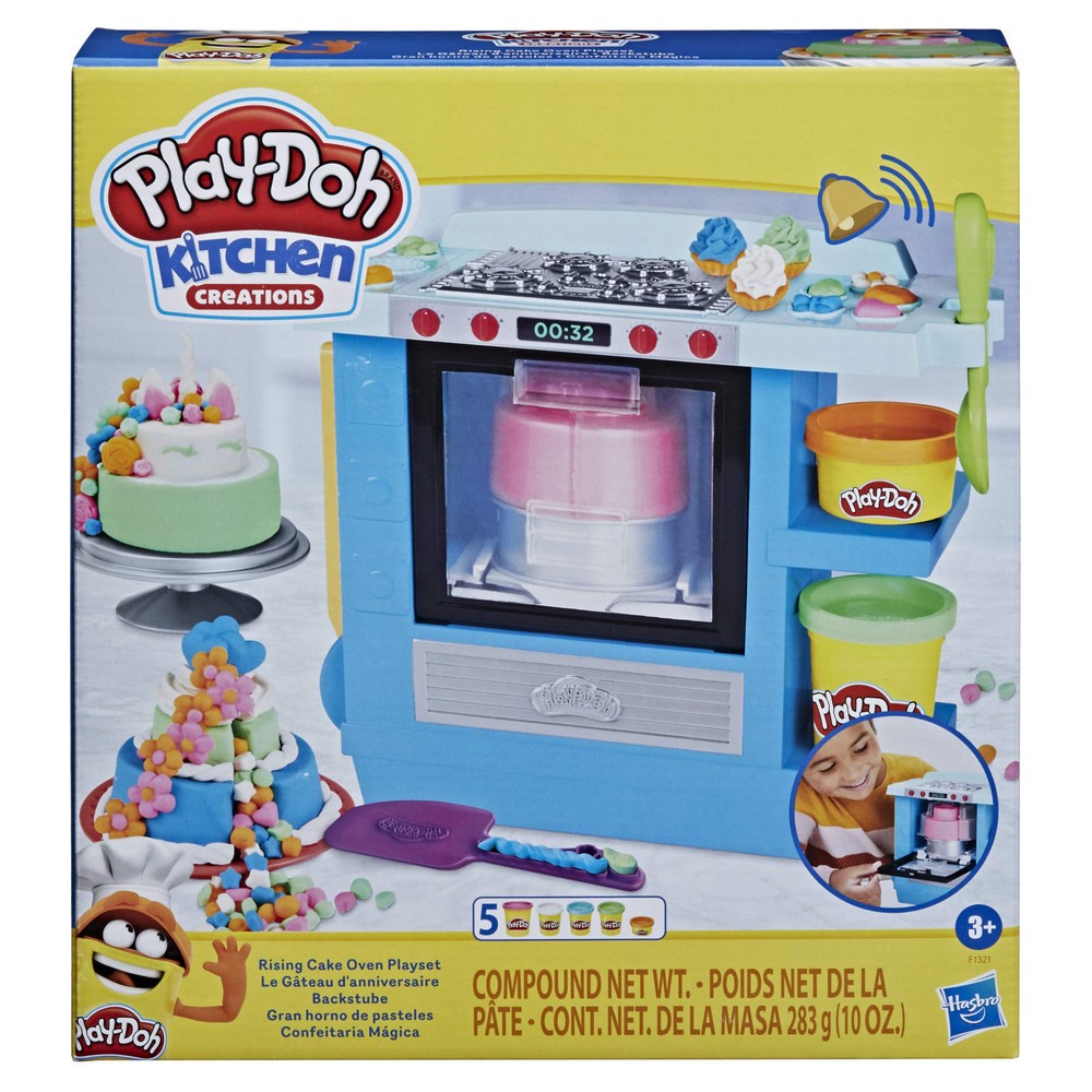 Modellera Spel Playdoh Rising Cake Oven Hasbro F1321 Vit Multicolour - 2
