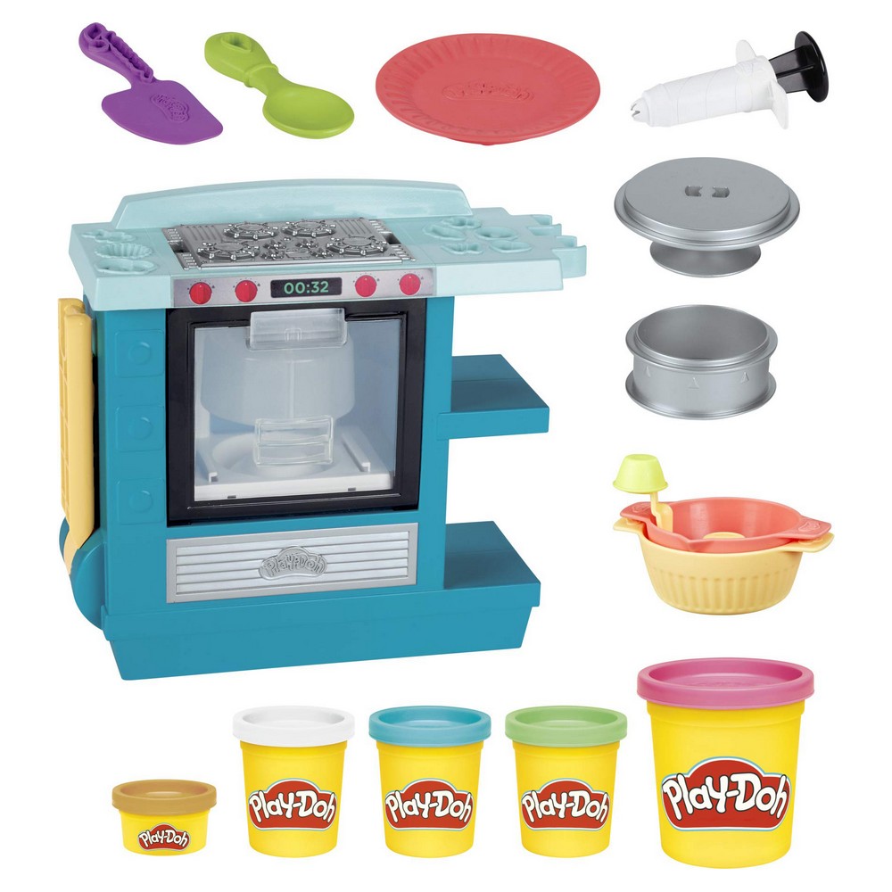 Modellera Spel Playdoh Rising Cake Oven Hasbro F1321 Vit Multicolour